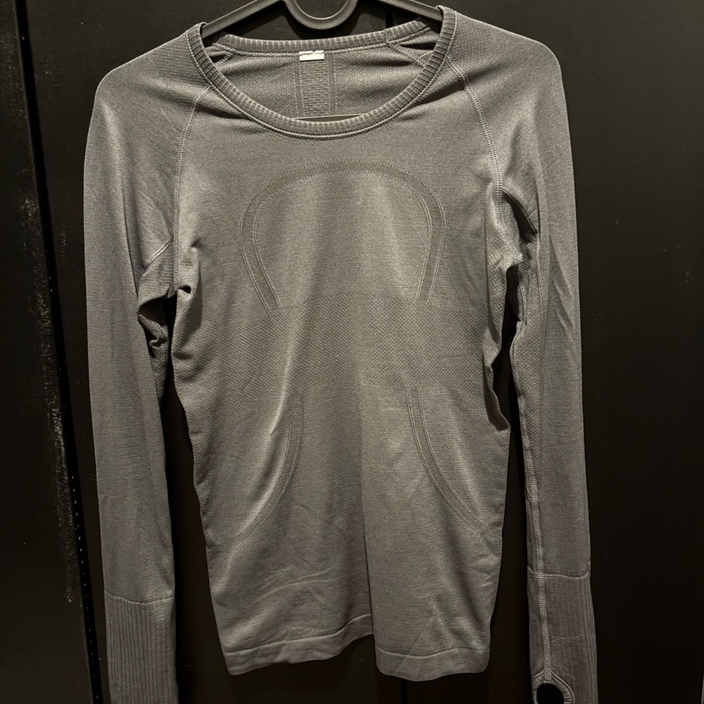 Lululemon swiftly tech Dark Gray Women's Long Sleeve Top